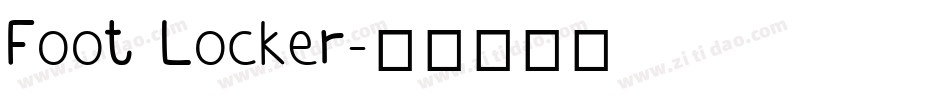 Foot Locker字体转换